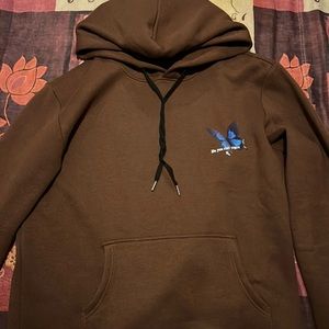 SPACE JAM HOODIE / BROWN COTTON HOODIE